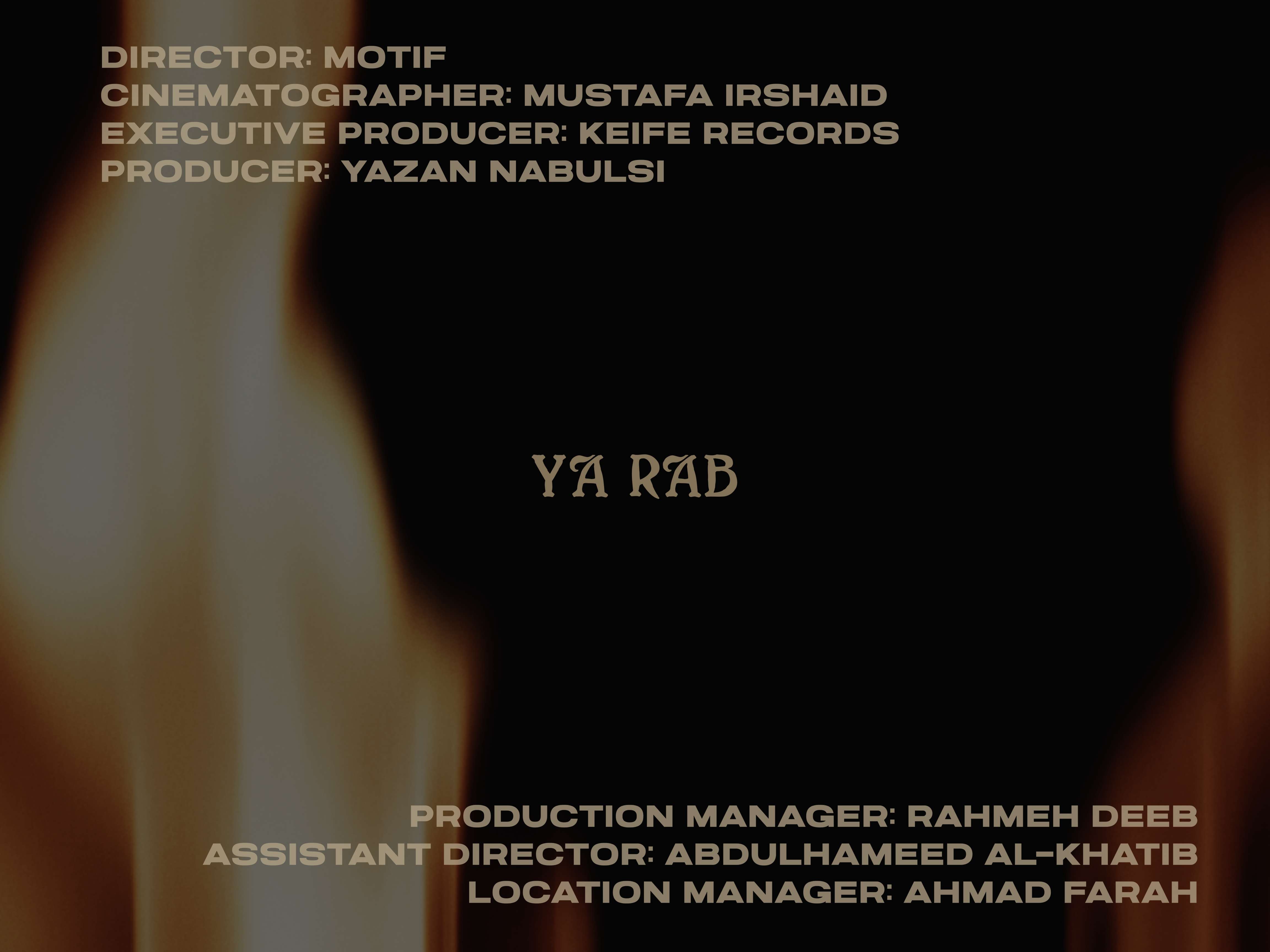 Tayar — Ya Rab still 15